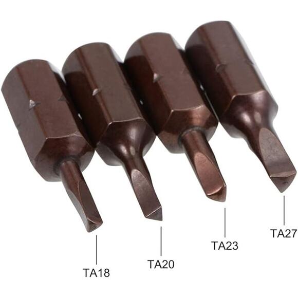 Triangular Bits Set 4-in-1 1/4 Inch Hex Shank Magnetic ScrewDriver Bit Set - Picture 3 of 4